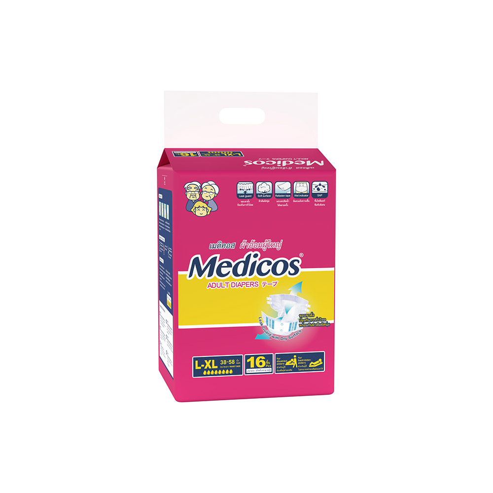 Medicos Adult Diapers L-XL16 A911321